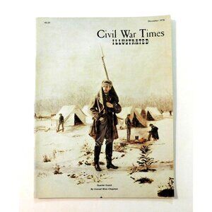 Civil War Times Illustrated Magazine December 1978 Vintage Historical Publicatio